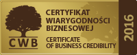 Certificate of Business Credibility (CWB)