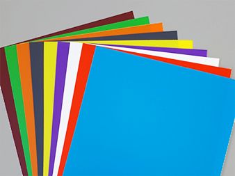 coloured PVC sheets